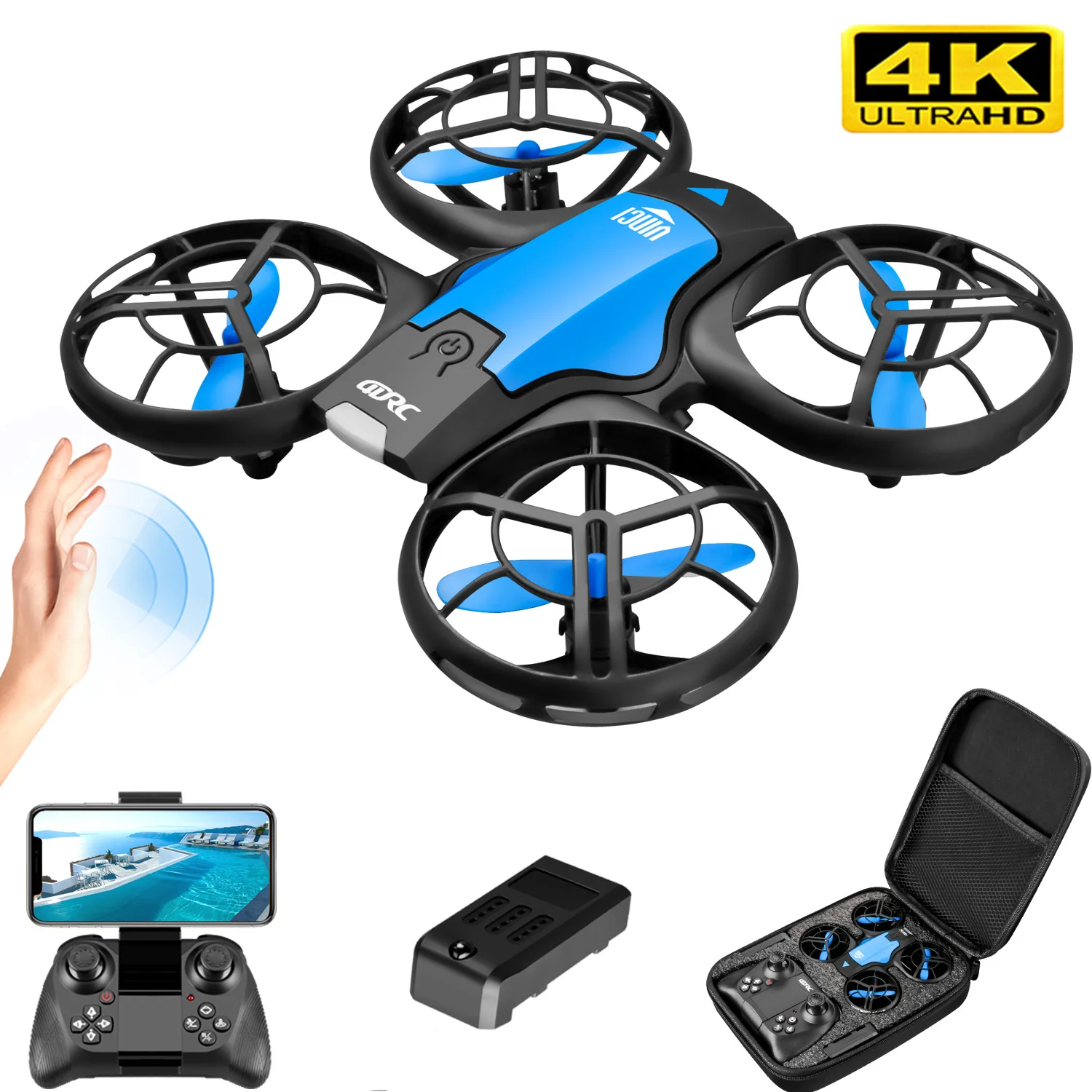 Drone App Rc Fpv - V8 Nieuwe Mini Drone 4K Professionele