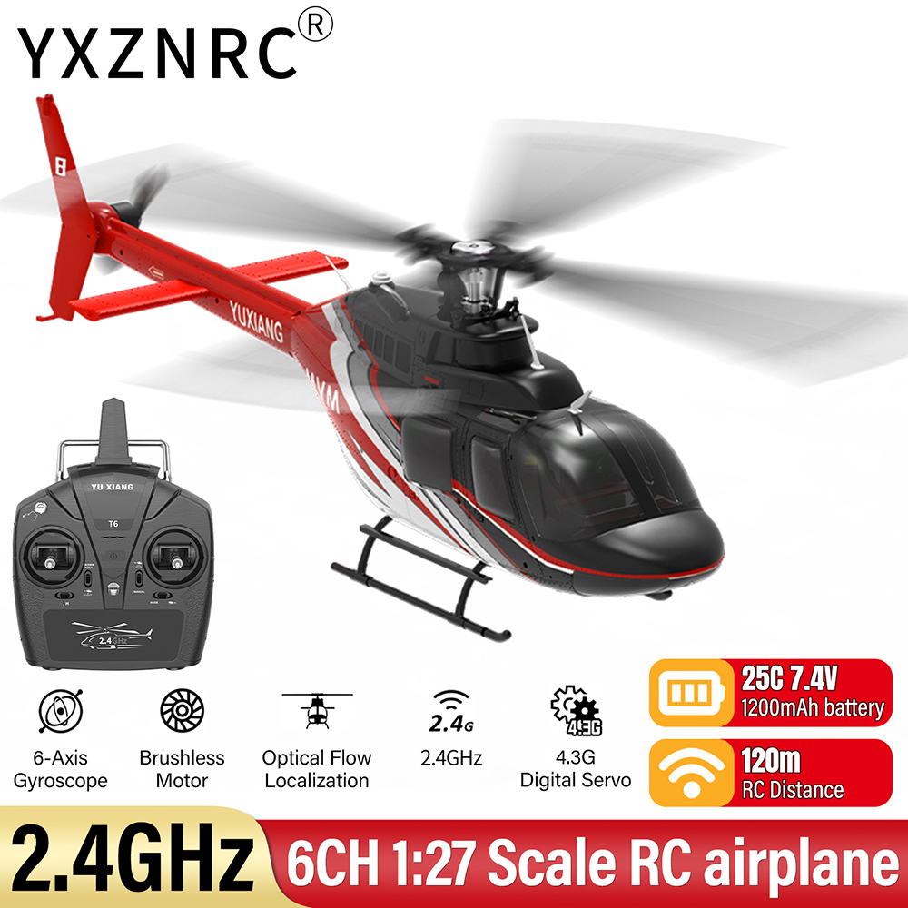 Rc Helicopter Gyro - YU XIANG RC Vliegtuig 2.4G 6CH