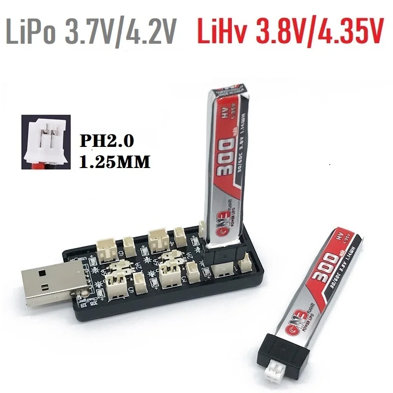 Drone Rc Ufo - 6CH USB 1S LiPo/LiHv 3.7 V/4.2