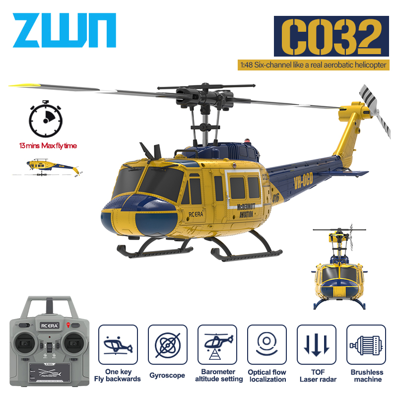 Rc Helicopter Gyro - C032 RC Helicopter 2.4G 6-Aixs Gyroscoop