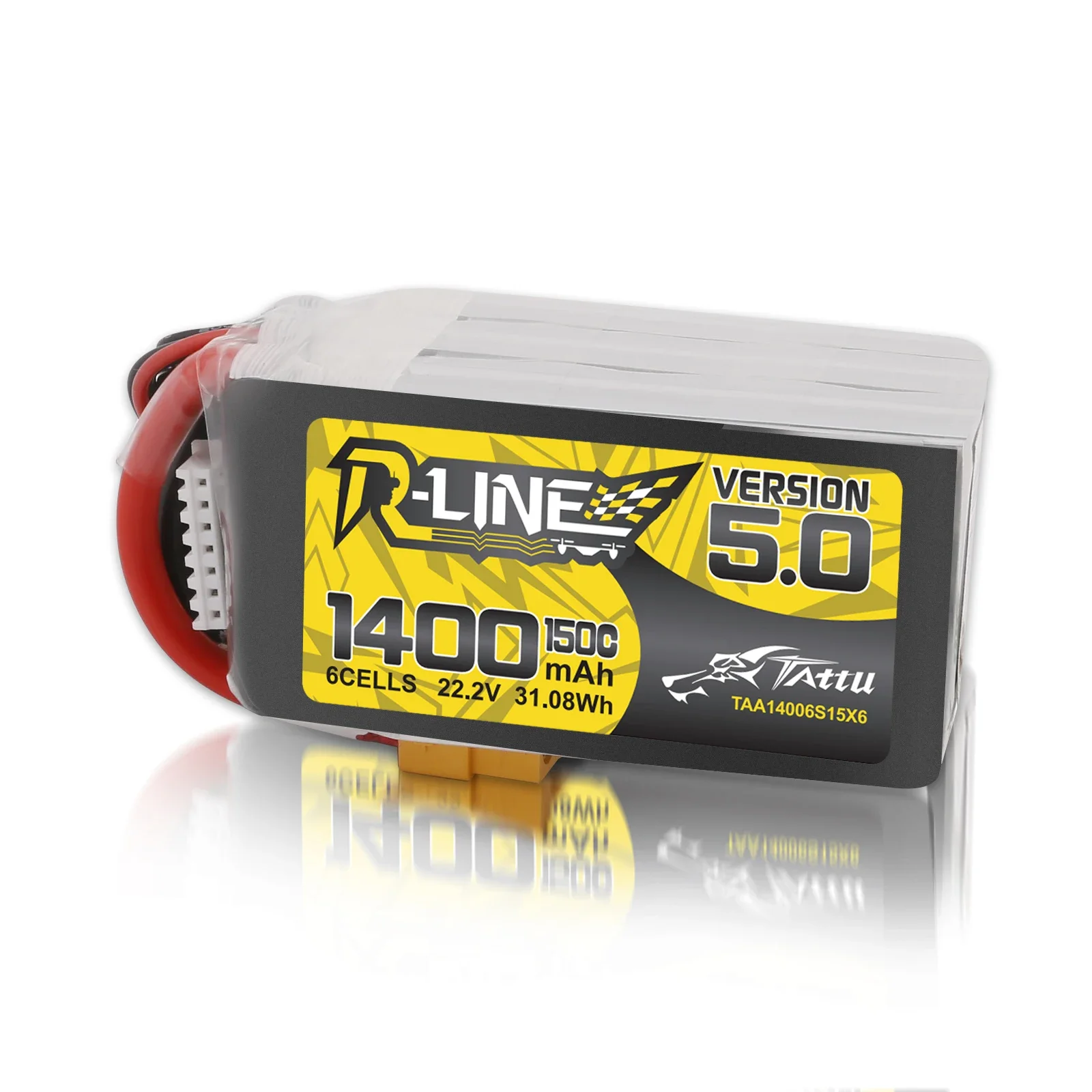 Drone Frame 5 Inch - Tattu R-Line 1200mAh 1400mAh 6S Lipo-batterij