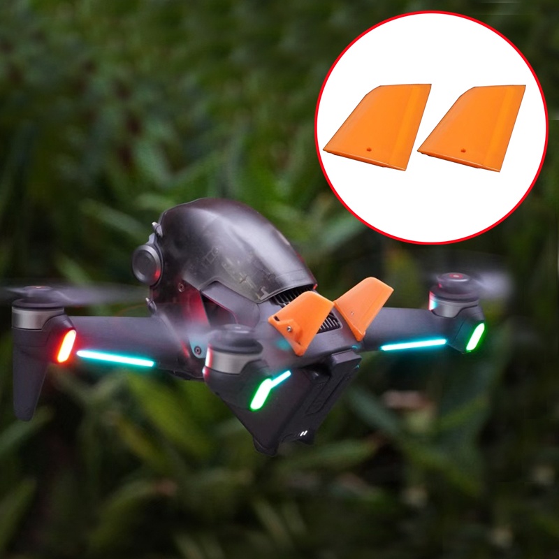 3D Printed Drone Part - Verticale Staart Vleugel Aerodynamische Vlucht Achter