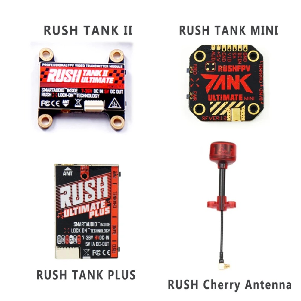 Fpv Antenna Receiver - RUSH TANK Ultimate II/Mini/PLUS/solo VTX 5.8GHz