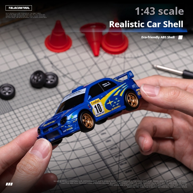 Rc Drift Car Kit - Nieuwe 1/43 Desktop Mini RC Afstandsbestuurbare