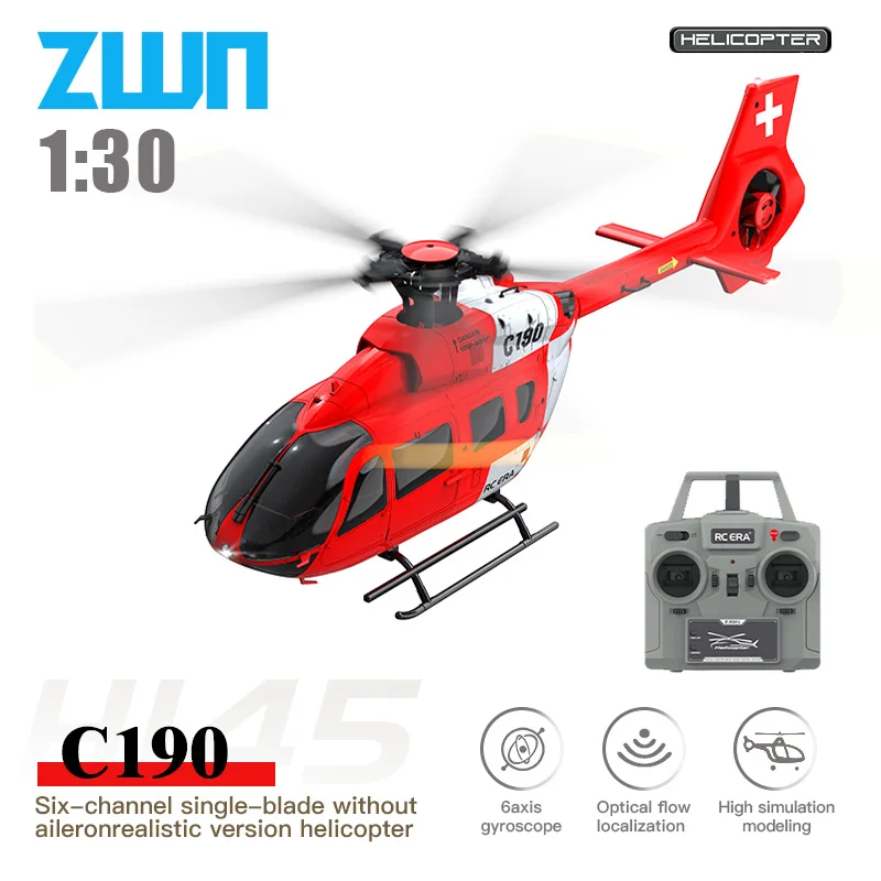 Rc Helicopter Gyro - C190 RC Helicopter 2.4G 6-Aixs Gyroscoop