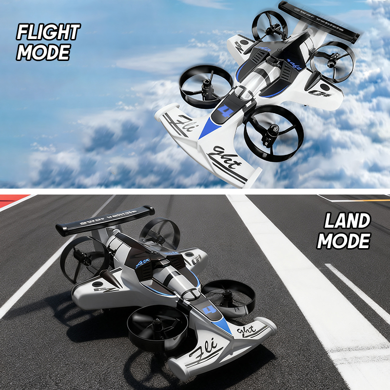 Drone Rc Ufo - 2in1 Mini Drone Lucht-Grond Vliegende Auto