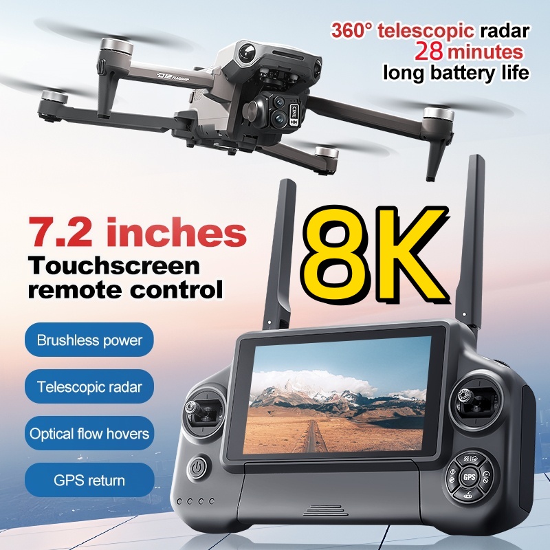 8K 3-assige Gimbal Brushless 7 - Drone App Rc Fpv recensie en prijs