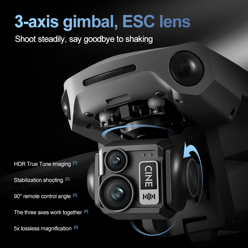 8K 3-assige Gimbal Brushless 7 - Drone App Rc Fpv recensie en prijs