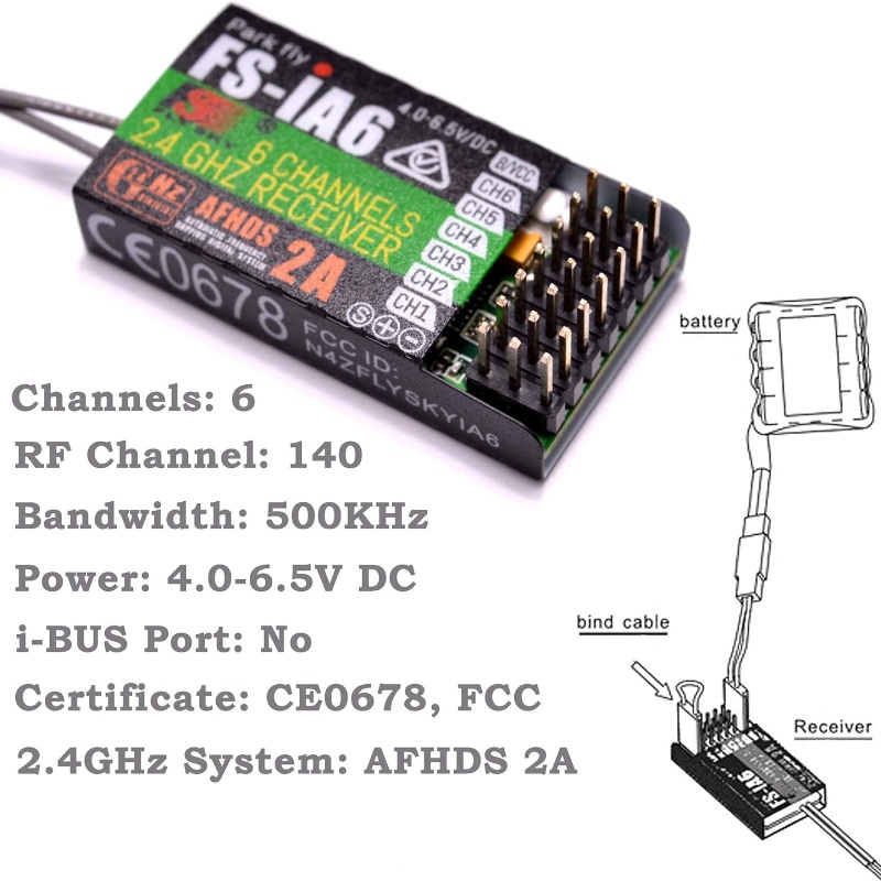 Flysky FS-IA6 Ontvanger 6CH Du - Fpv Antenna Receiver recensie en prijs