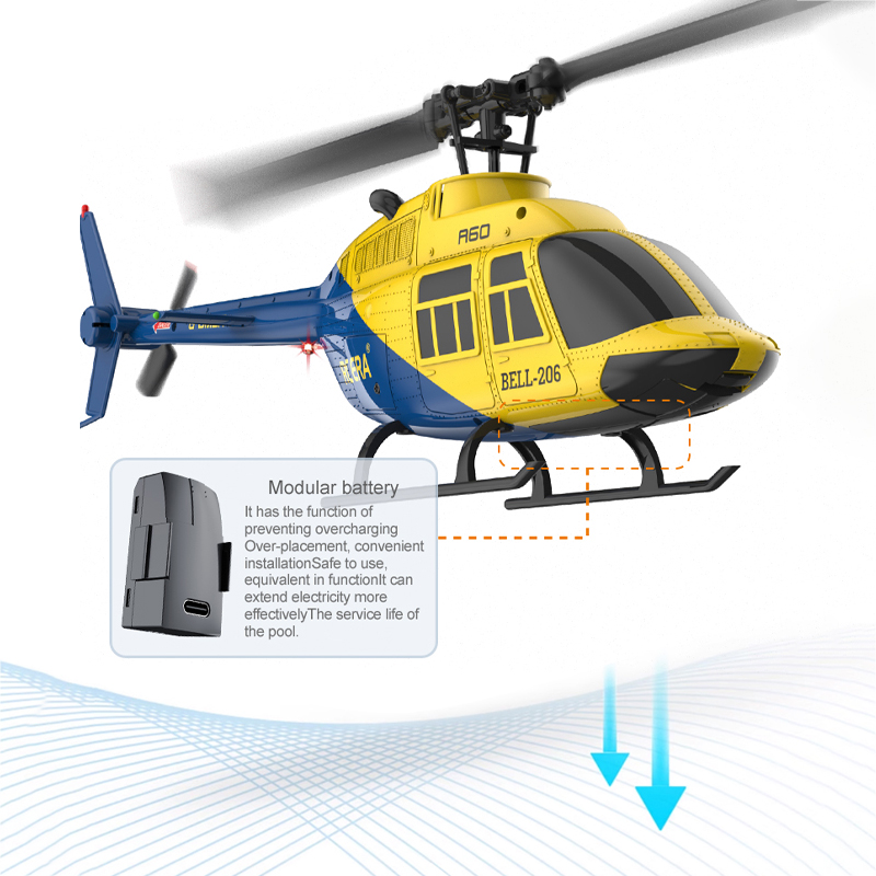 A60 RC Helicopter 2.4G 6-Aixs  - Rc Helicopter Gyro recensie en prijs