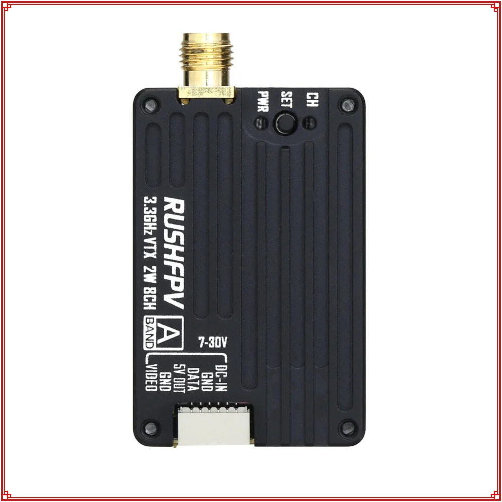 2026 Nieuwe RUSHFPV 3.3G 2W VT - Fpv Antenna Receiver recensie en prijs