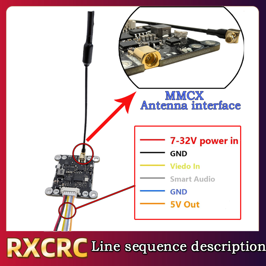 RXCRC 5.8G Module 48CH 1.6W VT - Drone Rc1 recensie en prijs