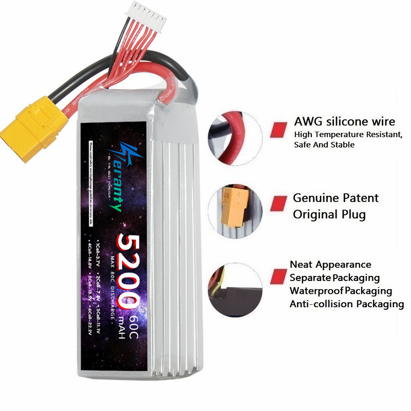 6S 5200Mah Lipo Batterij 22.2V - Rc Drift Car Kit recensie en prijs