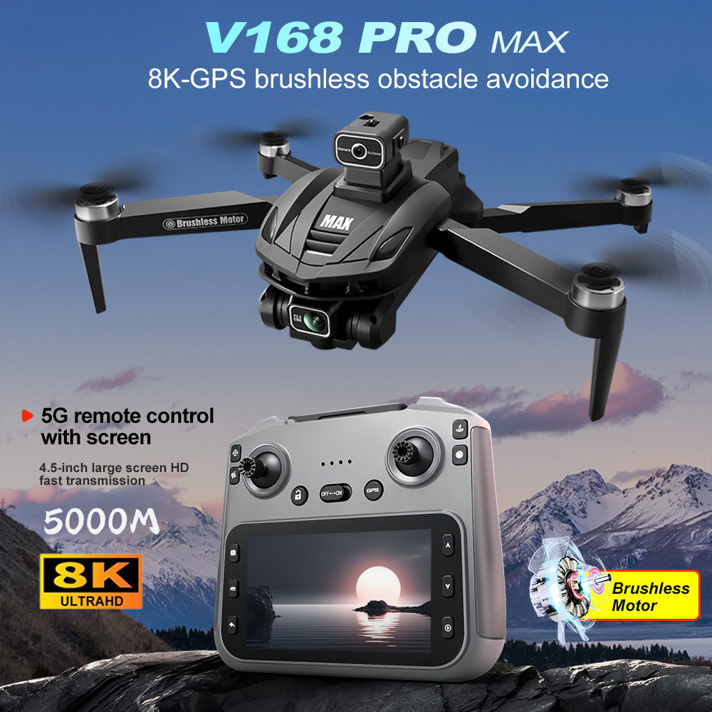 V168 PRO Max GPS Drone 8K Prof - Drone App Rc Fpv recensie en prijs