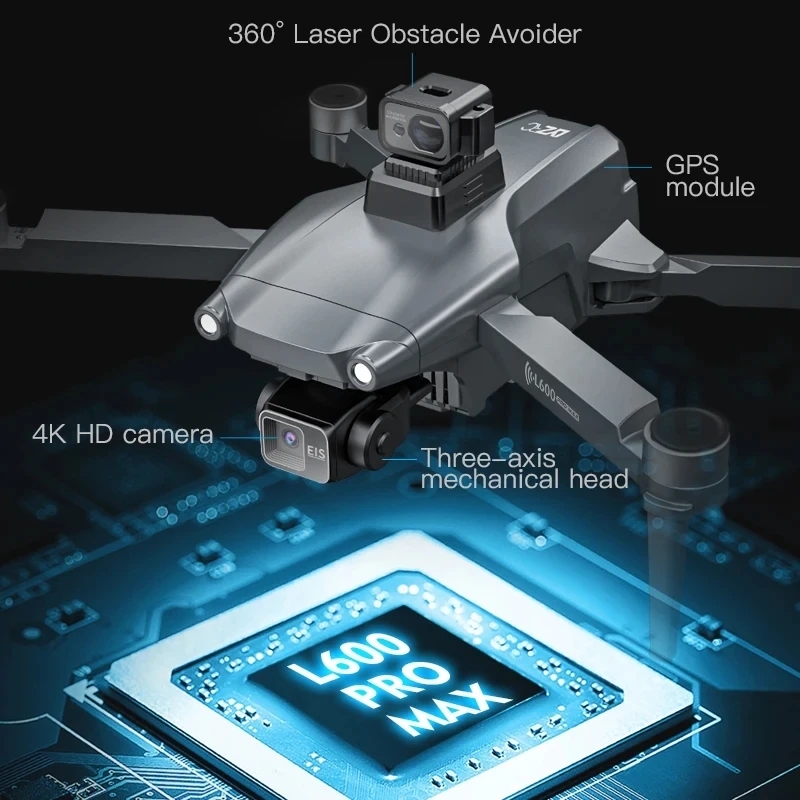 L600 PRO MAX GPS Drone Profess - Drone App Rc Fpv recensie en prijs
