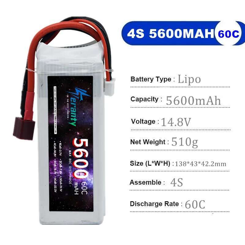 TERANTY 5600MAH 60C 2S 3S 4S 6 - Rc Drift Car Kit recensie en prijs