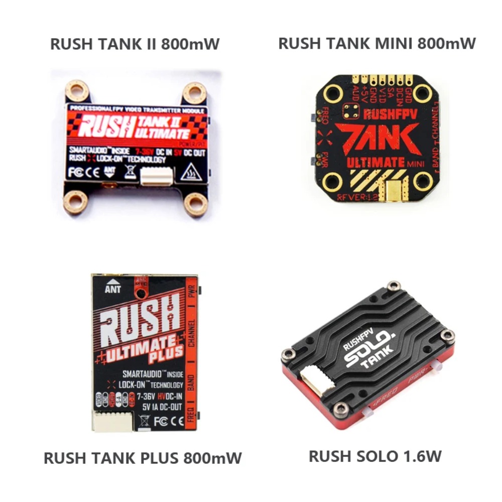 RUSH TANK Ultimate II/Mini/PLU - Fpv Antenna Receiver recensie en prijs