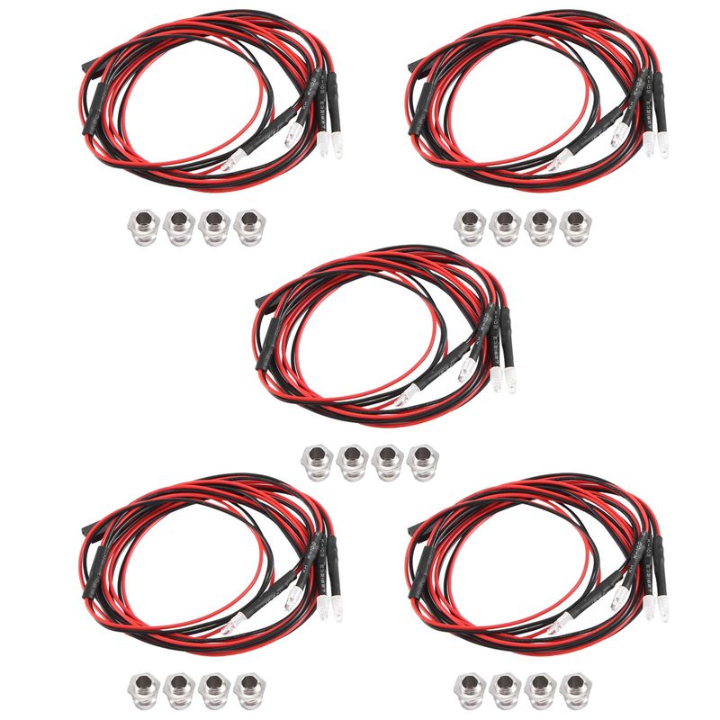 4 LED's 3mm RC LED verlichting - Rc Drift Car Kit recensie en prijs