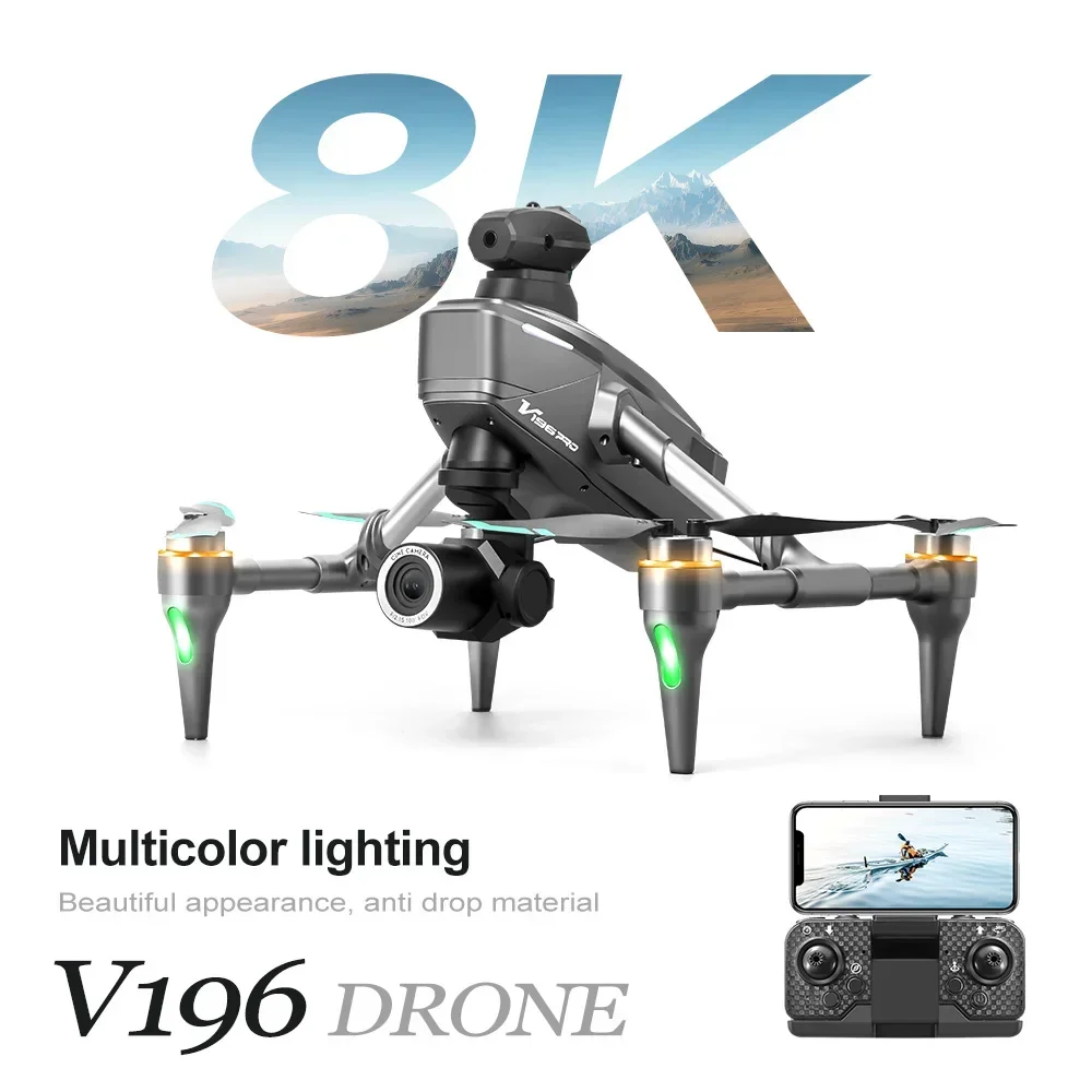 Nieuwe V196 Fpv Drone 8K Profe - Drone V196 Rc recensie en prijs
